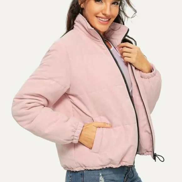 Pink Puffer Jacket - Picture 3 of 11